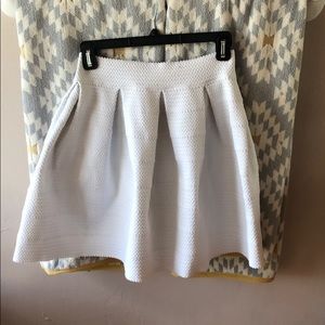 Express White Mini Skirt